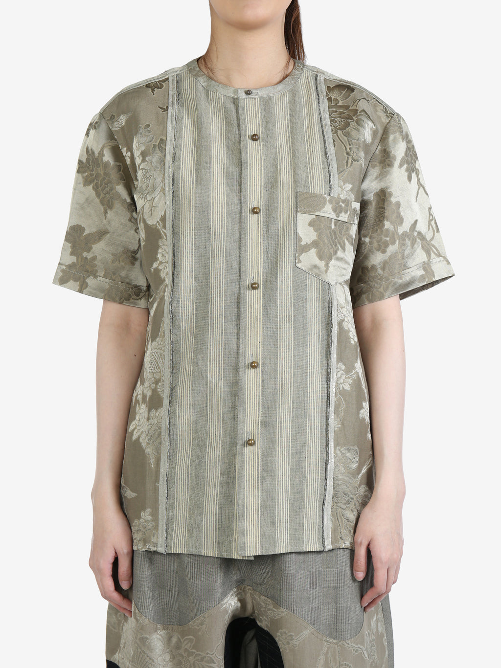 COMMUNS Unisex Printed Short Sleeve Shirt