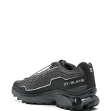 Black sneakers, back view