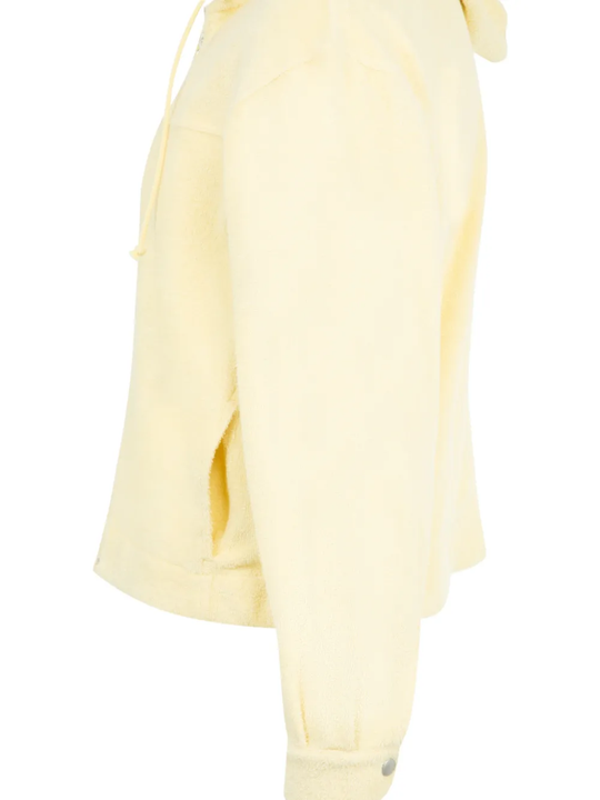 Yellow jackets-coats, side view