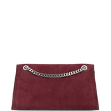 Burgundy bag, front view