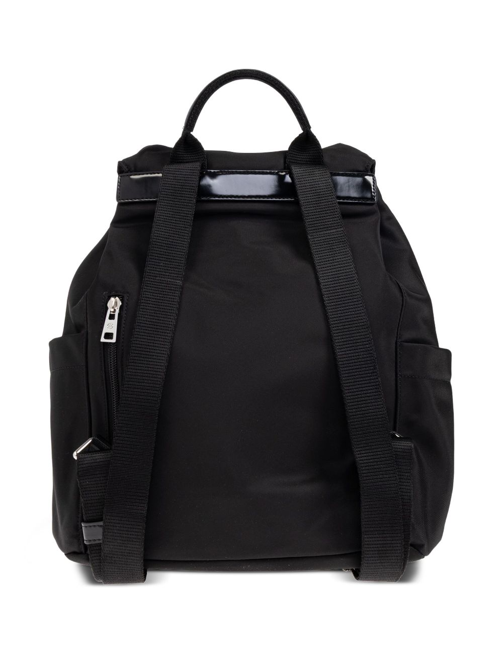 Black bag, back view