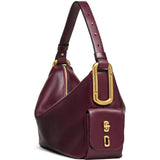 Burgundy bag, front view