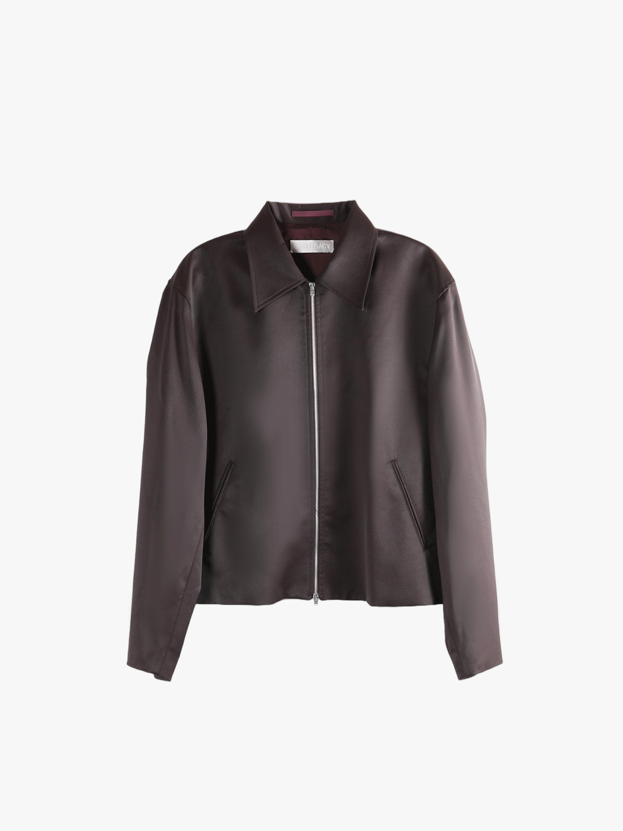 Brown jacket, front view