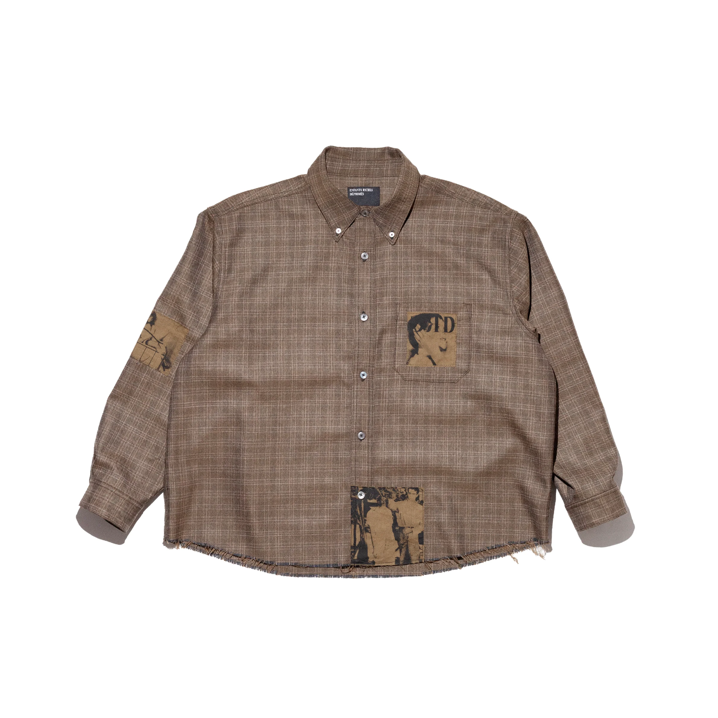 Brown shirts,front view