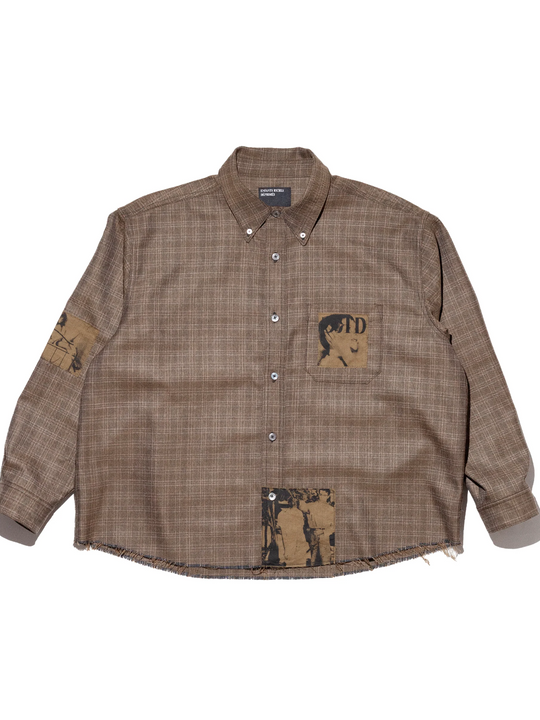 Brown shirts,front view