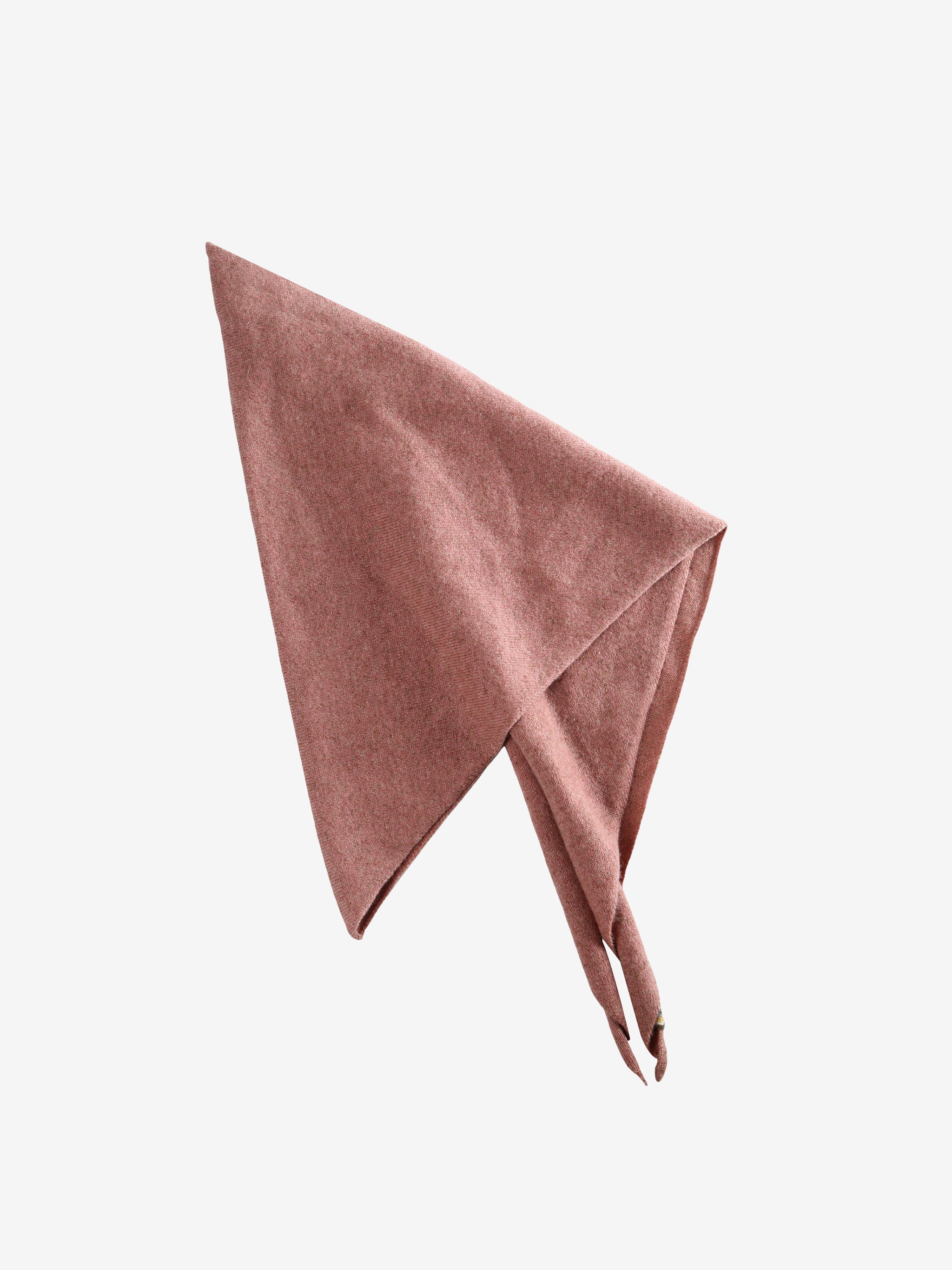 Pink scarf, front view