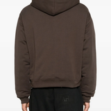 Brown jacket, full body view