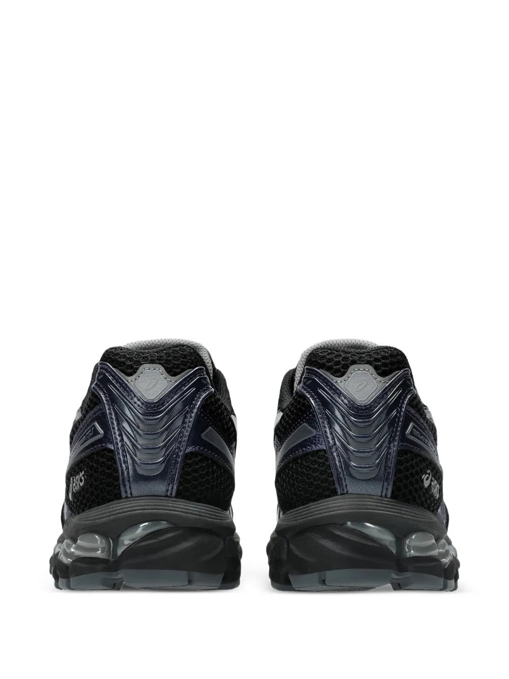 Navy shoes, front view