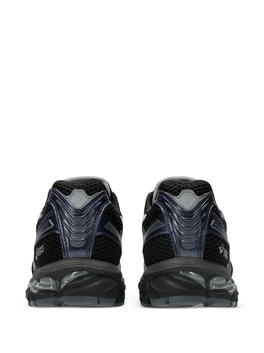 Navy shoes, front view