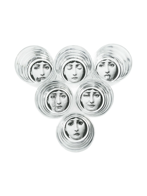 FORNASETTI Theme And Variations Set Of 6 Glasses