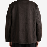 Brown jacket, full body view