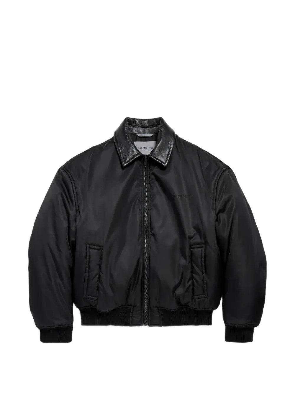 Black jacket, front view