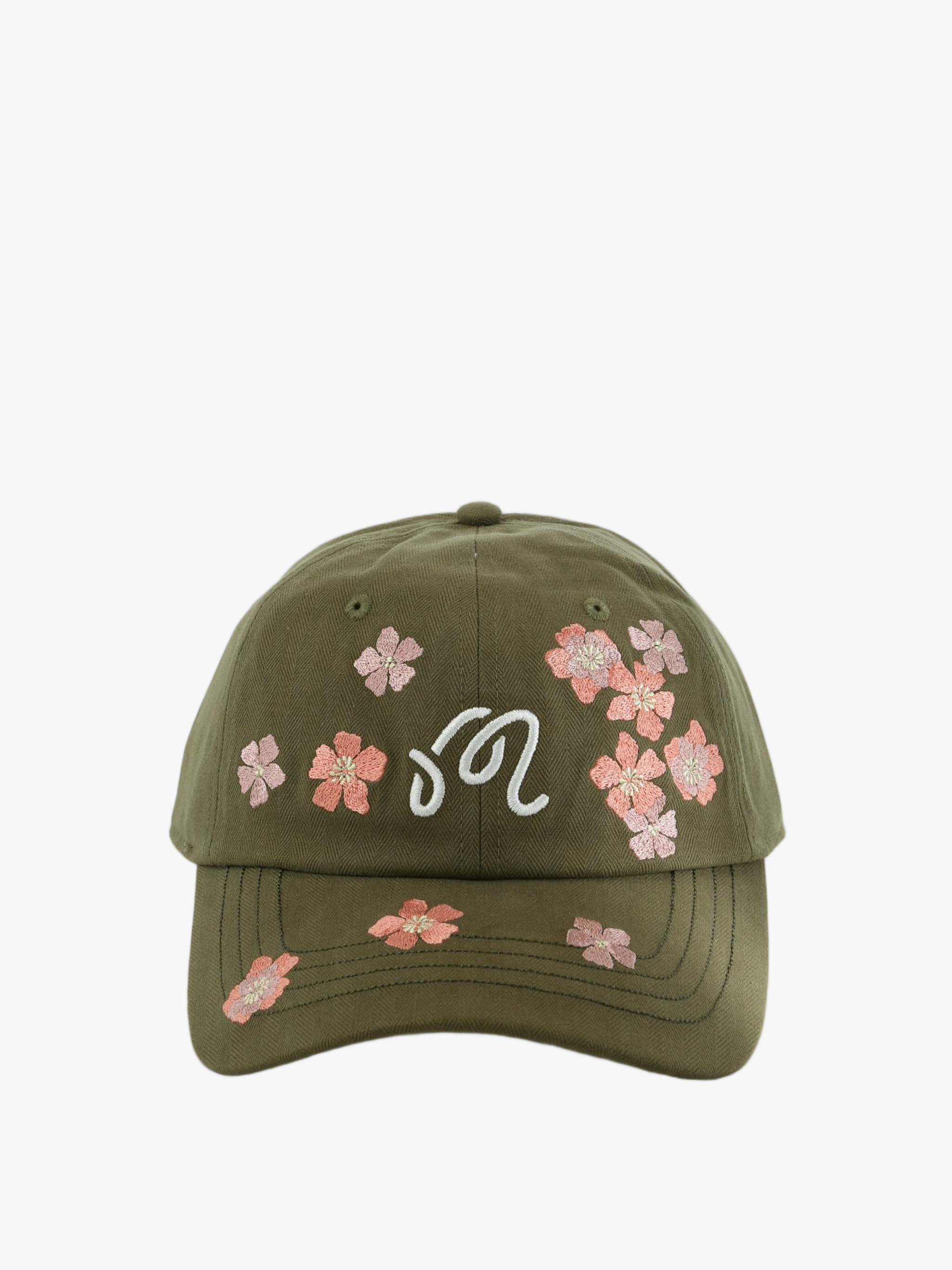 Green hat, front view