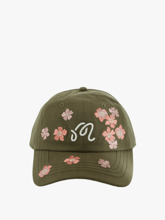 Green hat, front view