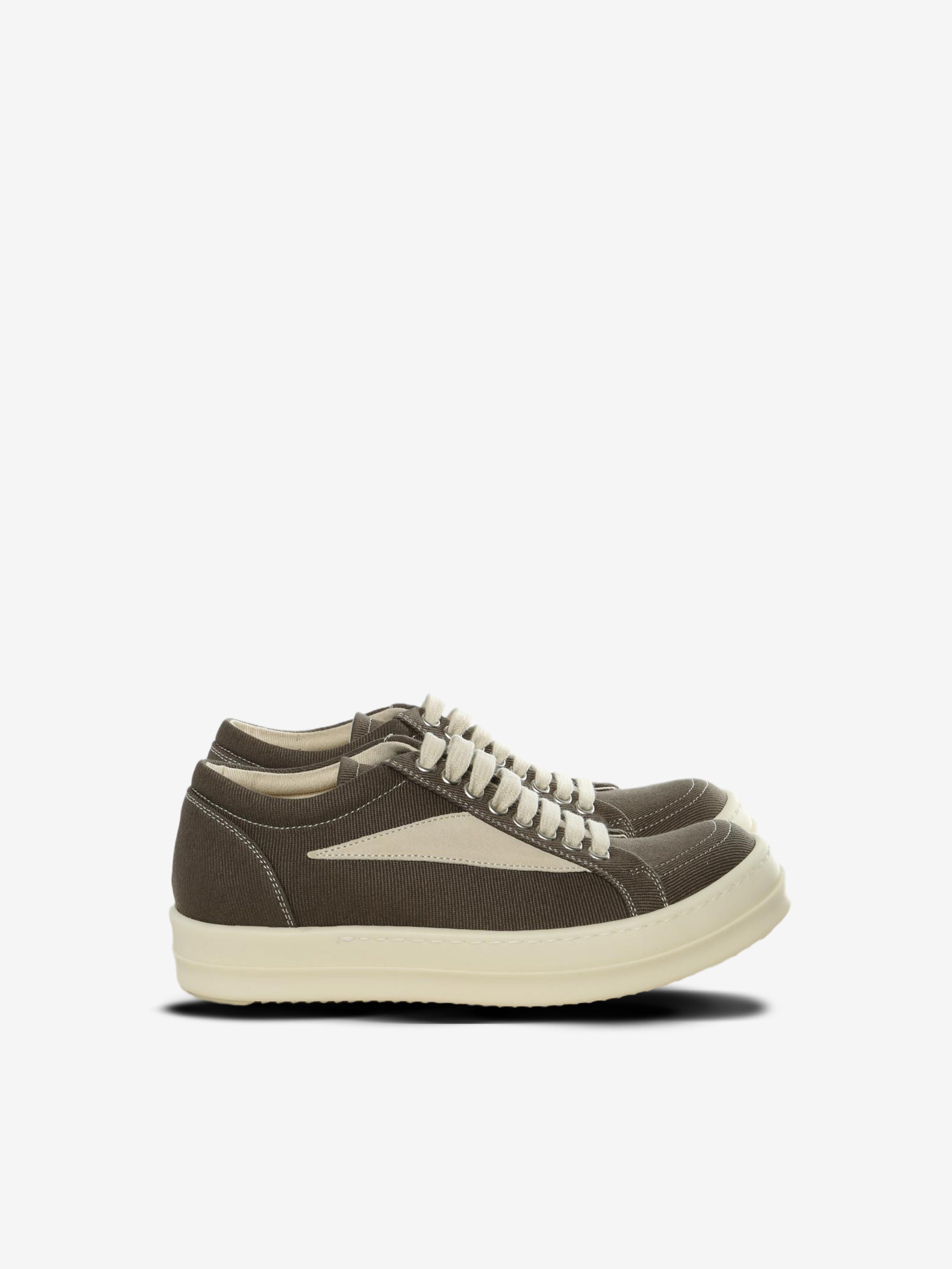 Brown sneakers, front view