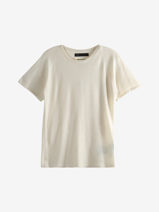 White t-shirt, front view