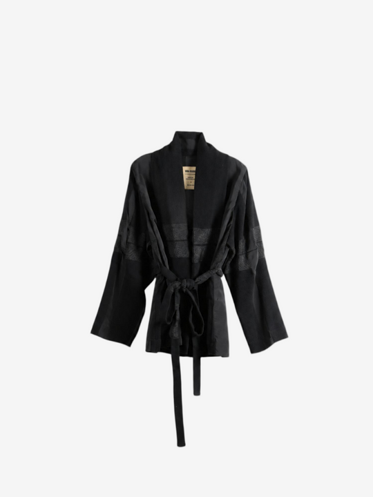 Black jacket, front view