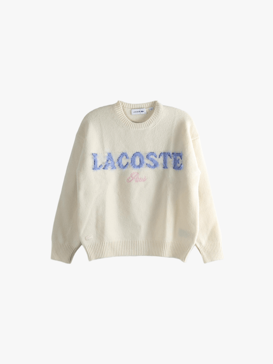 Tan sweater, front view