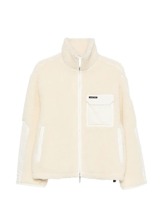 Tan hoodie, front view