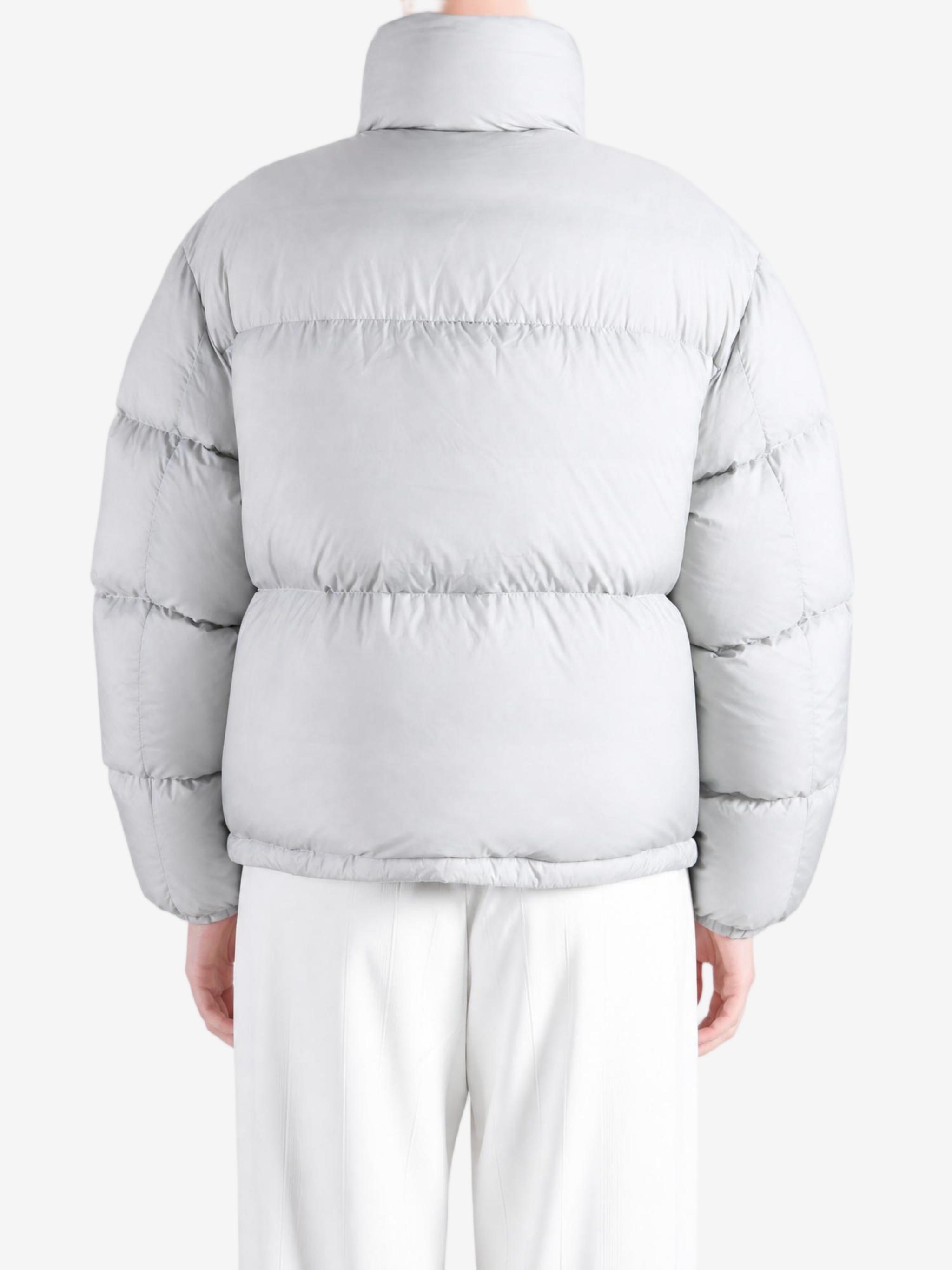 Grey jacket, full body view