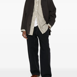 brown jackets-coats,full body view