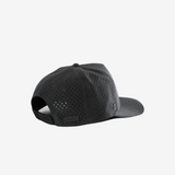 Grey hat, back view