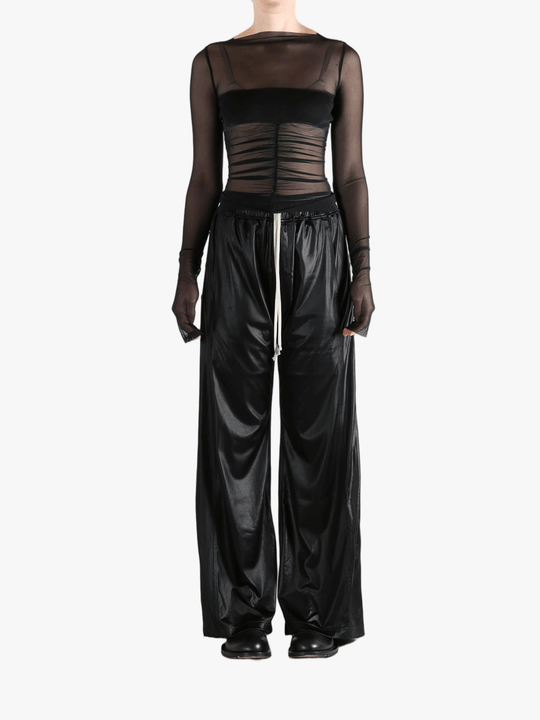 Black top, full body view