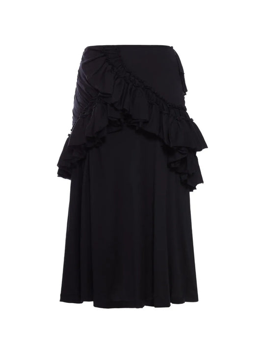 Black skirt, front view