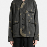 ZIGGY CHEN - Men Jacquard Cropped Jacket