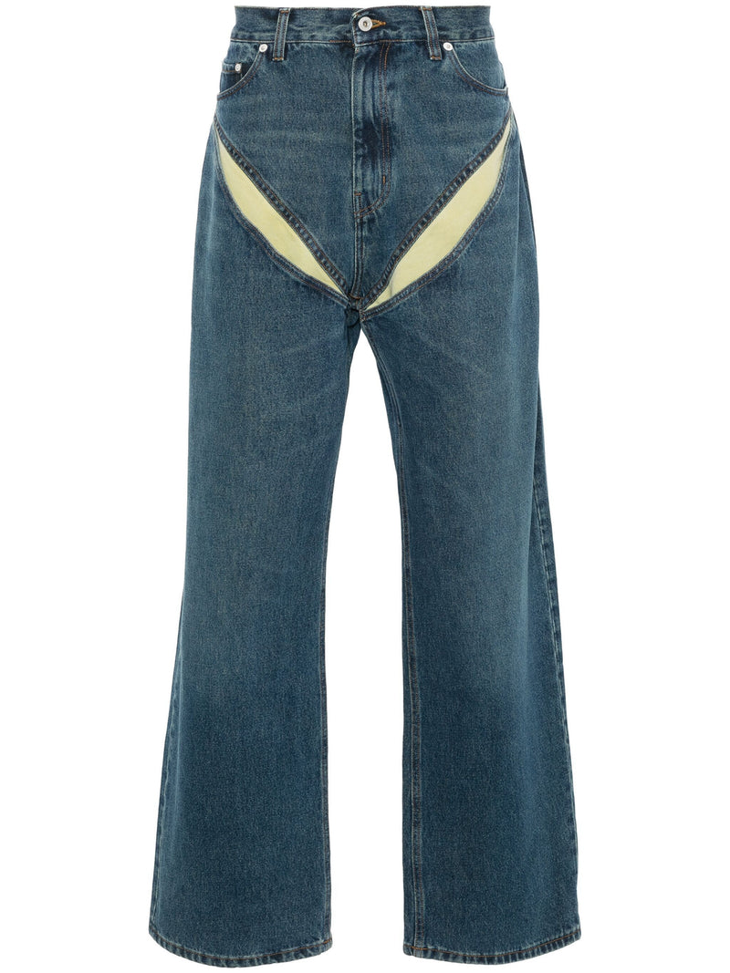 Y/PROJECT - Women Evergreen Cut Out Jeans