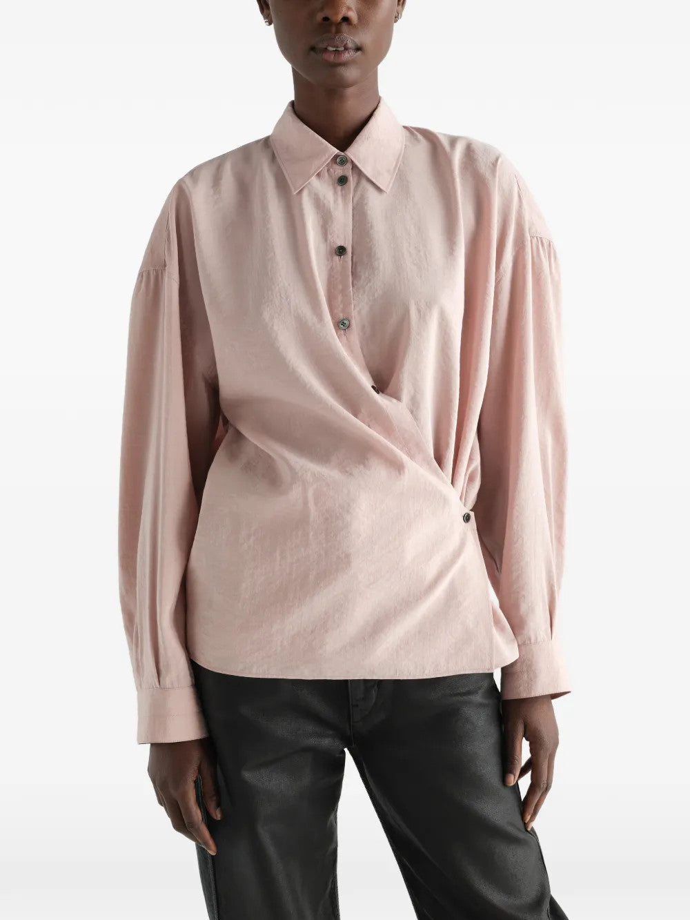 Pink dress worn by a person, showing the dress fit