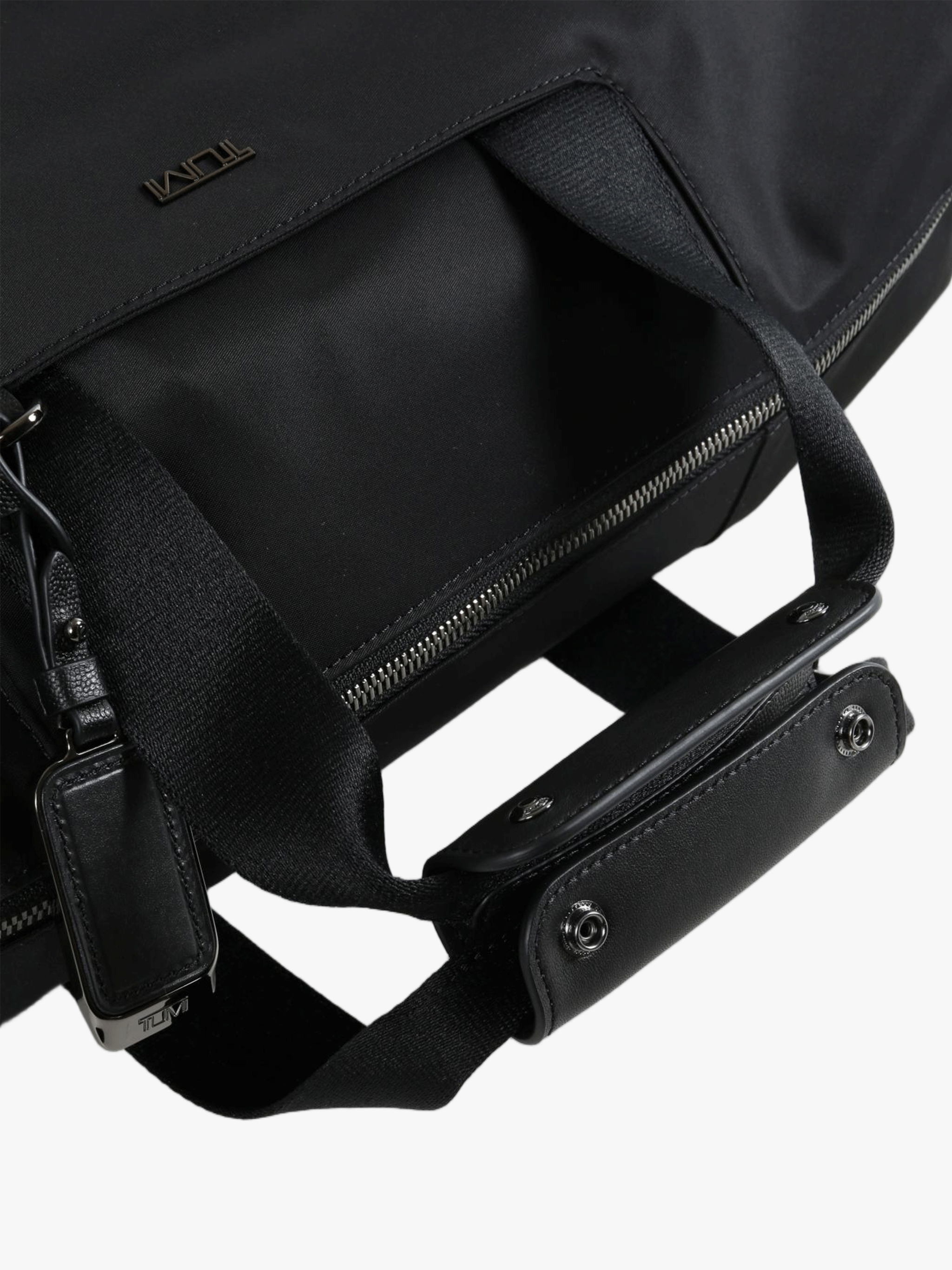 Close up of Black bag, showing detail