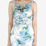 MERYLL ROGGE - Womens Open-Back Top w/ Piping