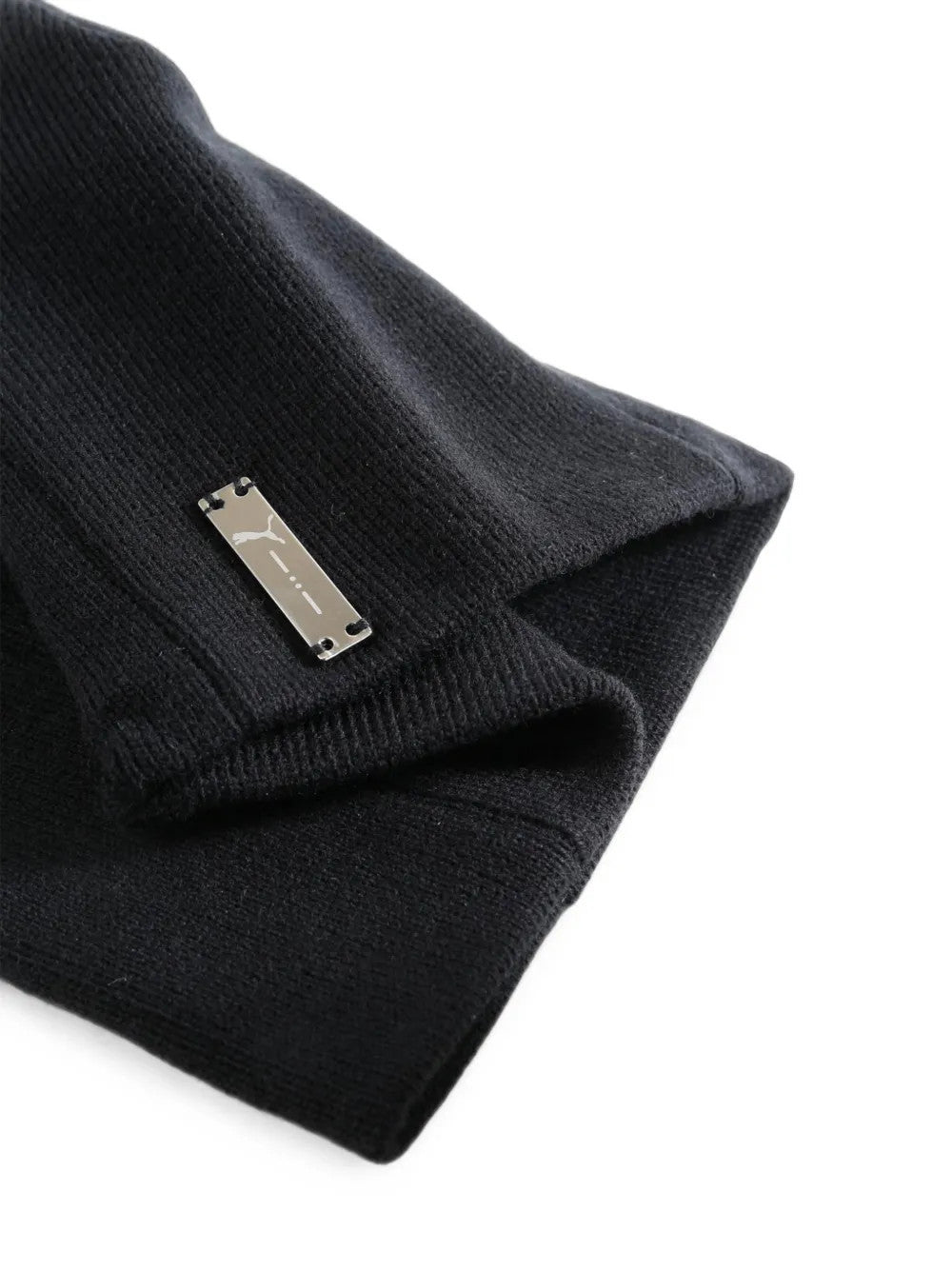 Close up of Black hat, showing detail