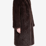 Brown jacket, full body view