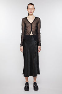 ACNE STUDIOS - Women Satin Wrap Skirt