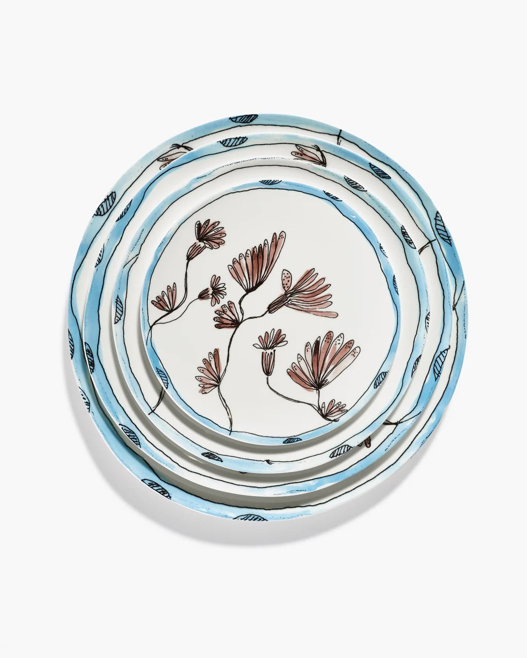 Blue plate,front view