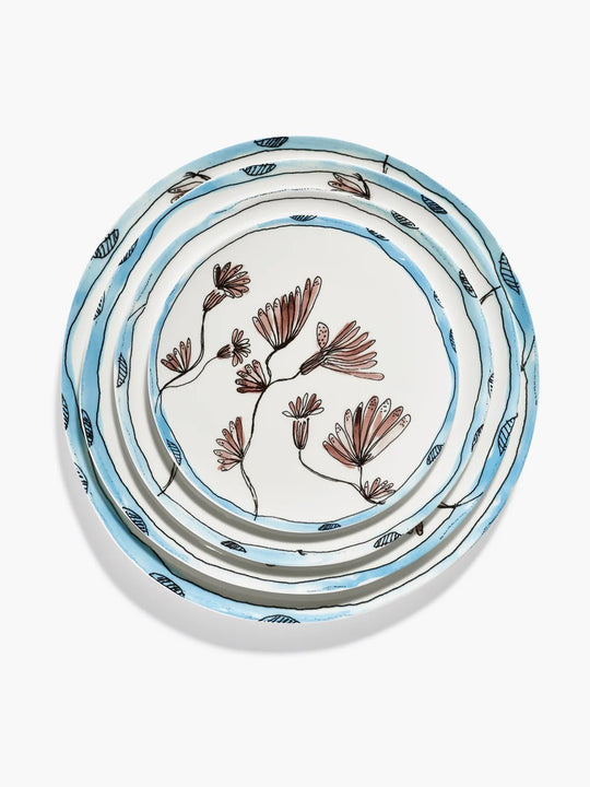 Blue plate,front view