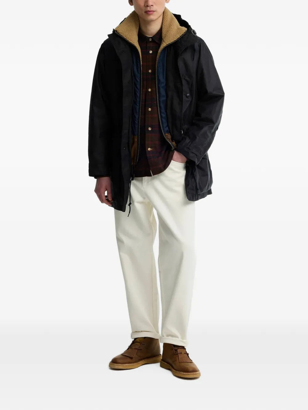 Black jacket, full body view