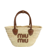 Tan bag, front view