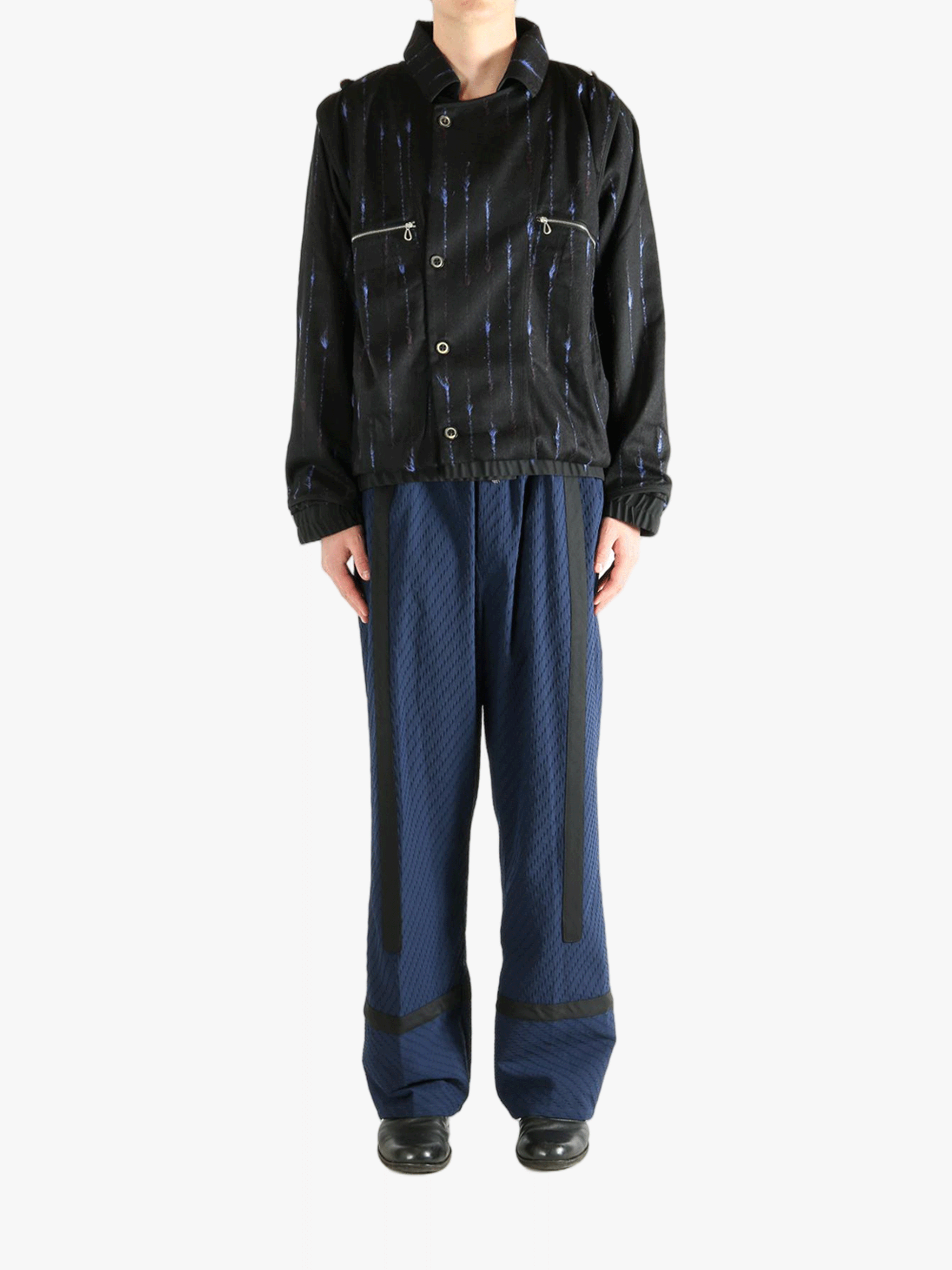 Black jacket, full body view