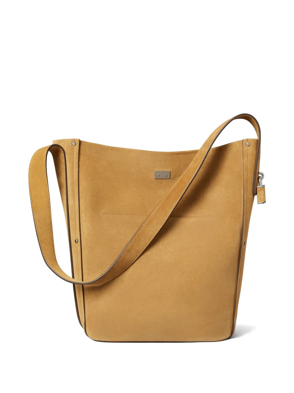 Tan bag, front view