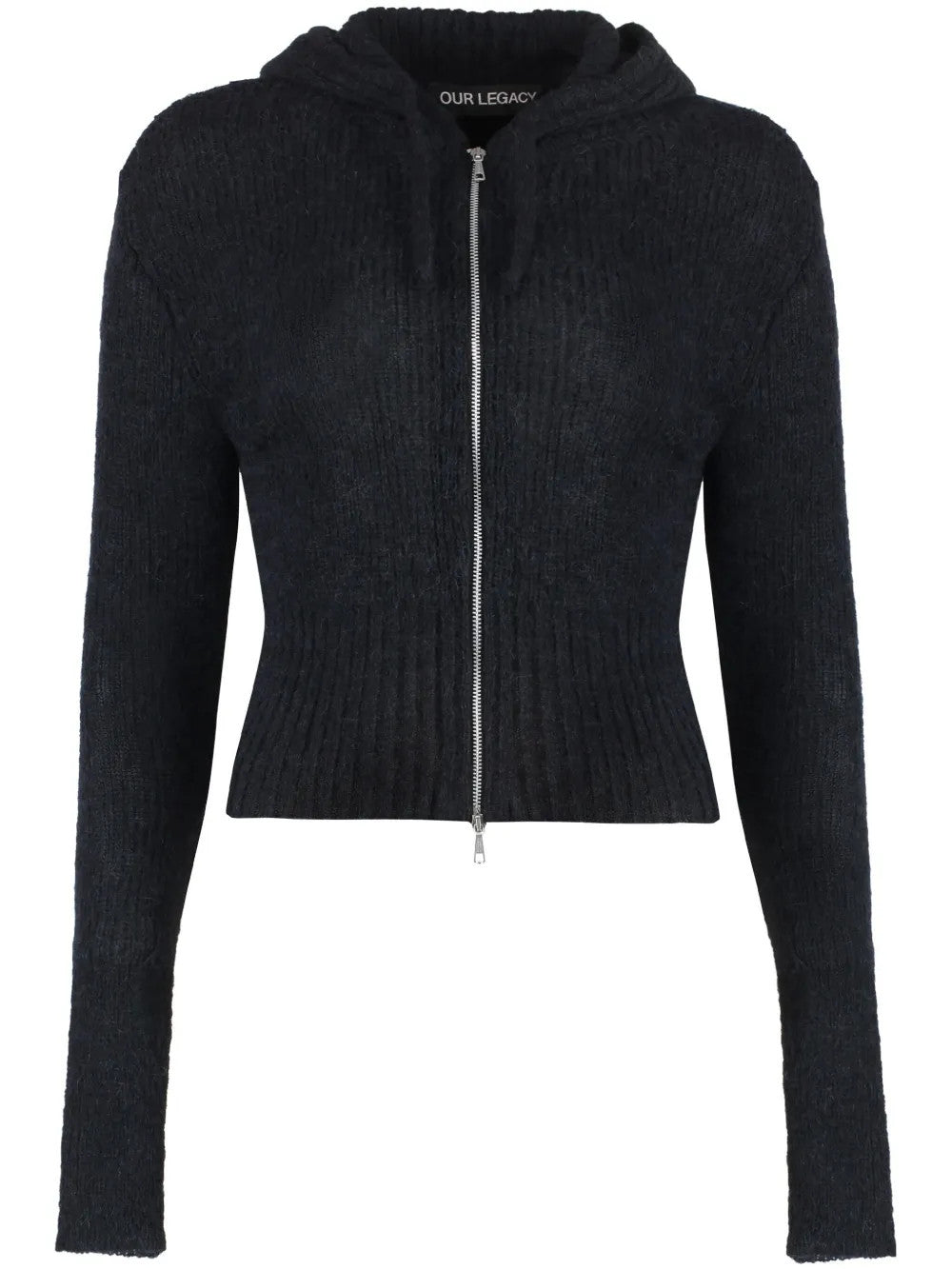Black hoodie, front view