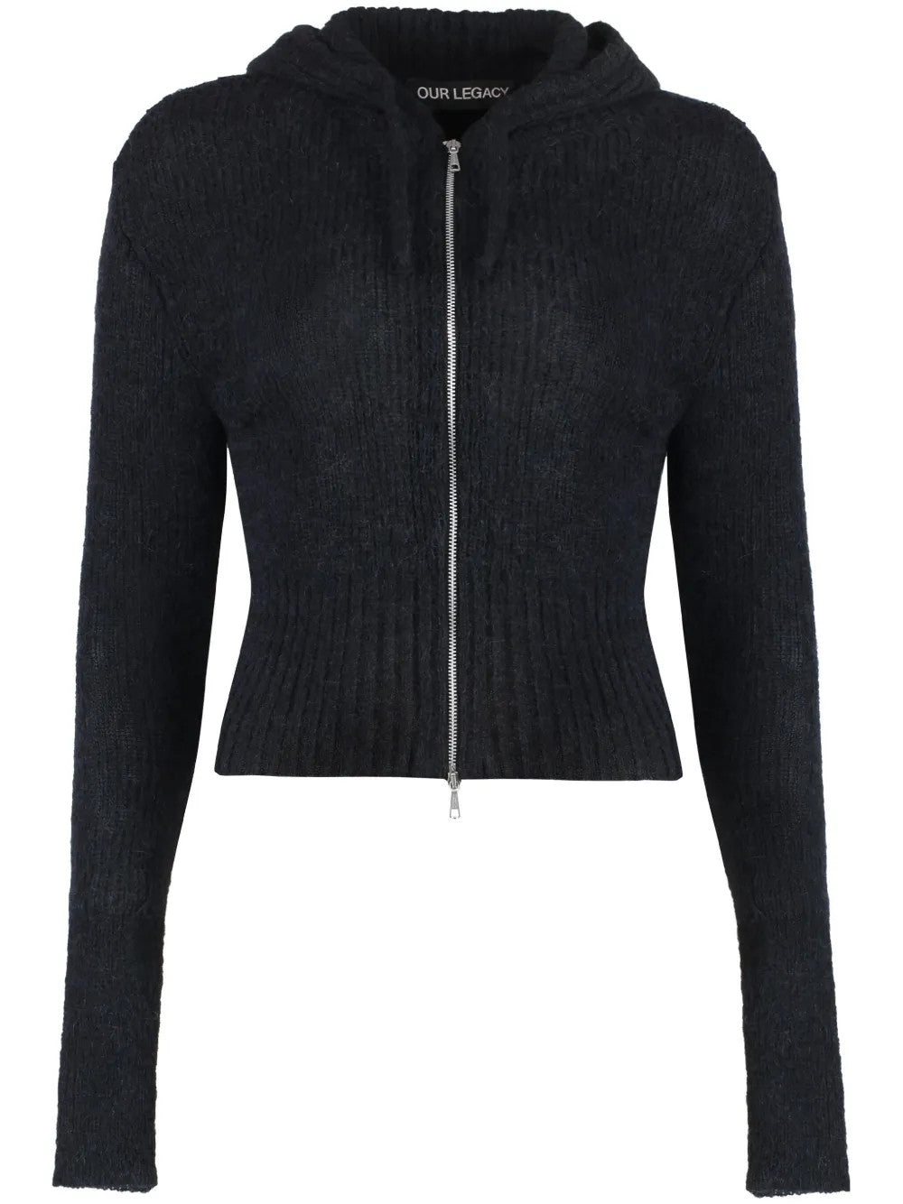 Black hoodie, front view