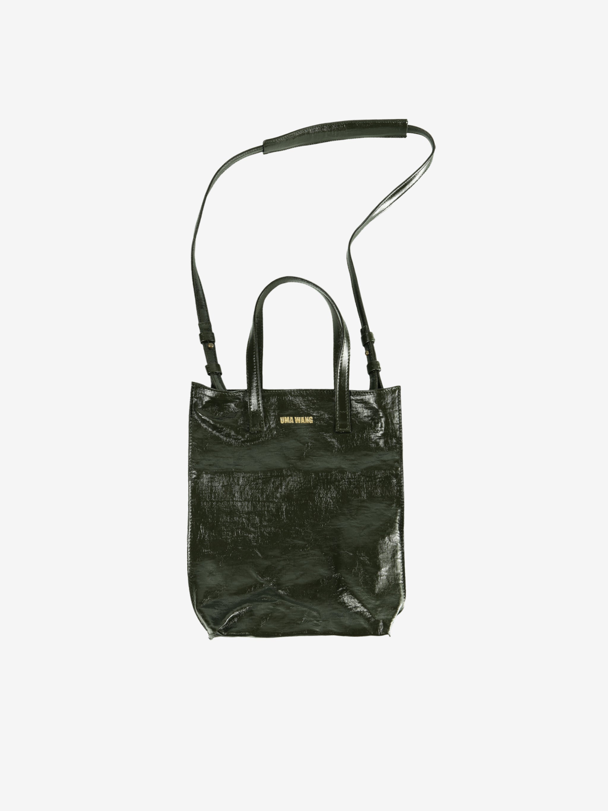 Green bag, front view