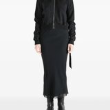 Balck sweats-hoodies, full body view