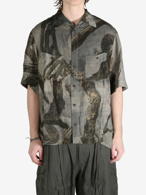 ZIGGY CHEN - Men Digital Print Short Sleeve Shirt