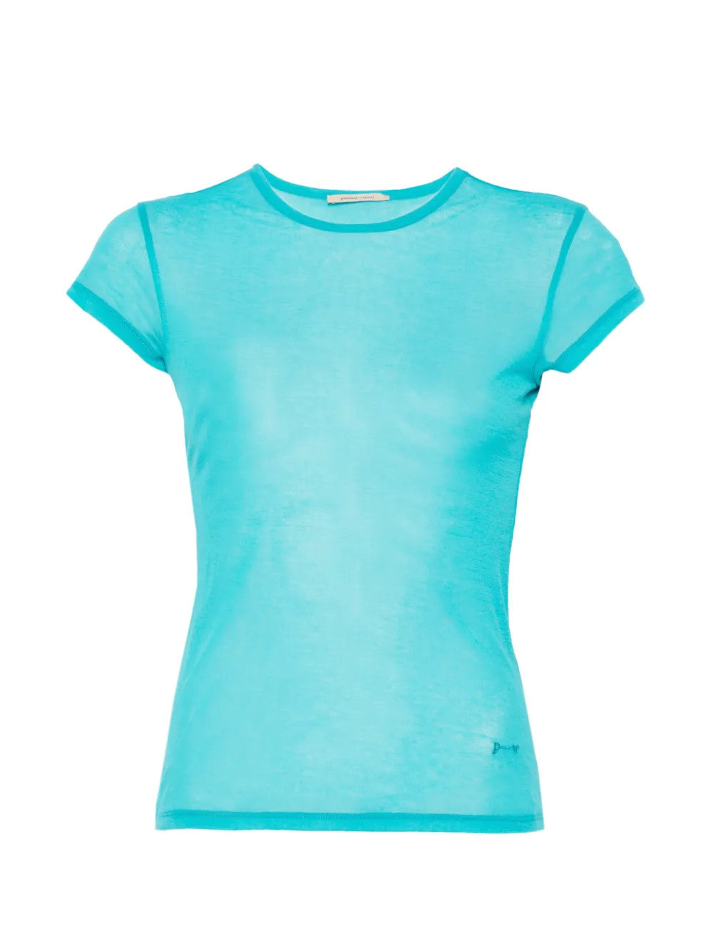 Blue t-shirt, front view