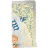 Blue scarf, front view