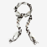 White scarf, front view